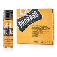 Proraso Wood & Spice Hot Oil Treatement 4x17 ml