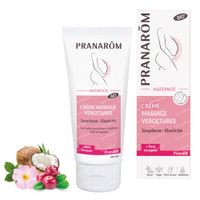 Pranarôm Maternité Massage-Crème contre Vergétures Bio 100 ml