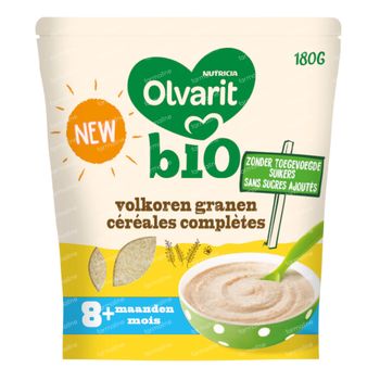 Olvarit Céreals Complètes Bio +8 Mois 180 g
