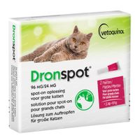 Dronspot® 96mg/24mg Solution pour Spot-On pour Grands Chats 1x1,2 ml