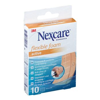 Nexcare Flexible Foam Active 10 stuks