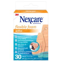 Nexcare Flexible Foam Active Patches Mix 30 pflaster