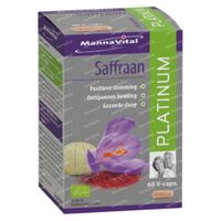 Mannavital Saffraan Platinum Bio 60 capsules