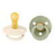 BIBS Fopspeen Sage - Ivory 6-18 Maanden 2 stuks