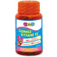Pediakid Vitamine D3 Gommes 68 gommes à croquer