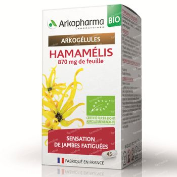 Arkogélules Hamamelis Bio 45 capsules