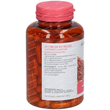 Arkopharma Levure de Riz Rouge Bio 150 capsules