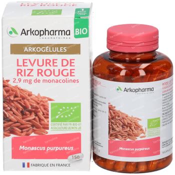 Arkopharma Rode Rijstgist Bio Nieuwe Formule 150 capsules