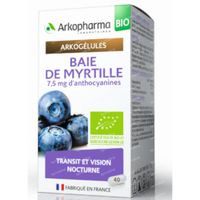 Arkogelules Baie De Myrtille Bio 40 capsules