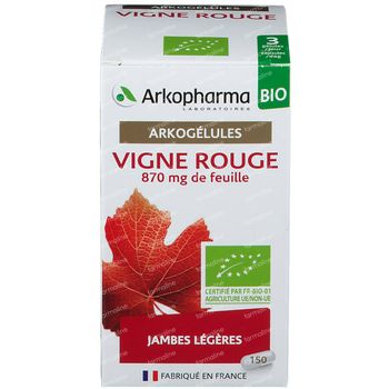 Arkogélules Vitiven Vigne Rouge Bio 150 capsules