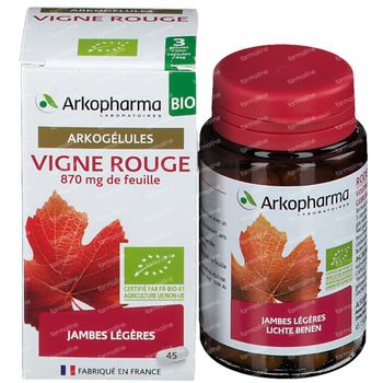 Arkogélules Vitiven Vigne Rouge Bio 45 capsules