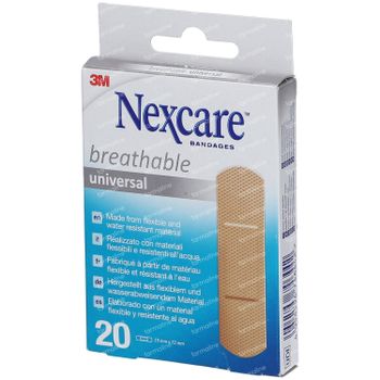 Nexcare Breathable Universal 20 stuks