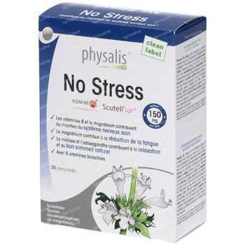 Physalis No Stress Nieuwe Formule 30 tabletten