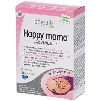 Physalis Happy Mama Pronatal 30 tabletten