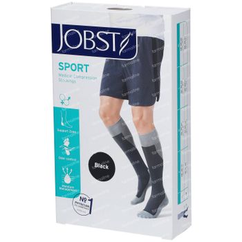JOBST® Sport Chaussettes de Compression 15-20 AD Noir Small 7528970 1 paire chaussettes