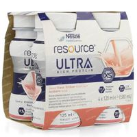 Nestlé Resource Ultra Fraise 4x125 ml