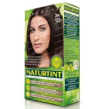 Naturtint Permanente Haarkleuring Donker Kastanjebruin 3N 160 ml
