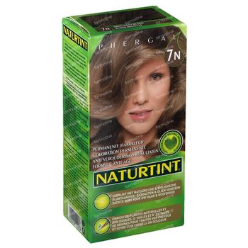 Naturtint Permanente Haarkleuring Hazelnoot Blond 7N 160 ml