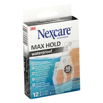Nexcare Max Hold 3 Maten Assortiment 12 stuks
