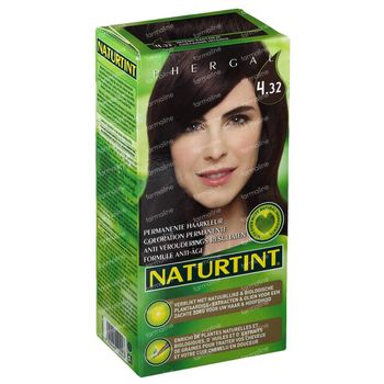 Naturtint Permanente Haarkleuring Intens Kastanje 4.32 160 ml