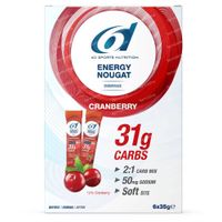 6D Sports Nutrition Energy Nougat Cranberry 32 g barre