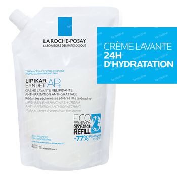 La Roche-Posay Lipikar Syndet AP+ Wascrème Navulling 400 ml
