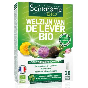 Santarome Welzijn van de Lever Bio 30 capsules