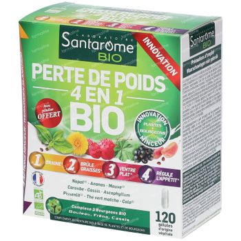 Santarome Gewichtsverlies 4-in-1 Bio 120 capsules