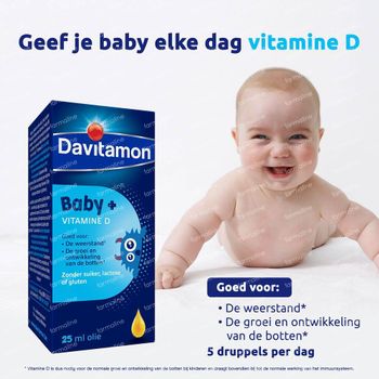 Davitamon Baby+ Vitamine D 25 ml olie