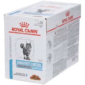 Royal Canin Veterinary Feline Sensitivity Control Chicken with Rice 12x85 g