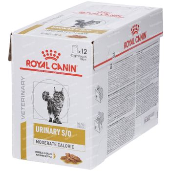 Royal Canin Veterinary Feline Urinary S/O Moderate Calorie 12x85 g