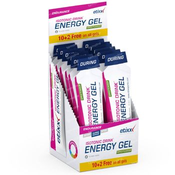 Etixx Isotonic Drink Energy Gel Pomme 12x60 ml