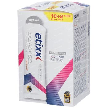 Etixx Isotonic Drink Energy Gel Orange 12x60 ml