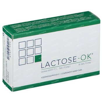 Lactose-OK 18 comprimés