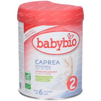 Babybio CAPREA 2 – Opvolgmelk op Basis van Biologische Geitenmelk – Vanaf 6 Maanden tot 1 Jaar 800 g