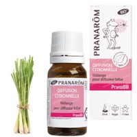 Pranarôm PranaBB Mélange pour Diffuseur Citronnelle 10 ml