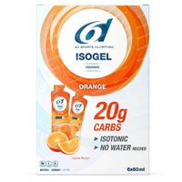 6D Sports Nutrition Isogel Sinaasappel 6x60 ml gel