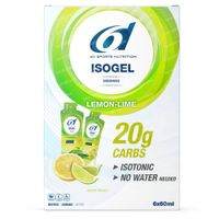 6D Sports Nutrition Isogel Citron-Citron Vert 6x60 ml gel