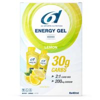 6D Sports Nutrition Energy Gel Citroen 6x40 ml gel