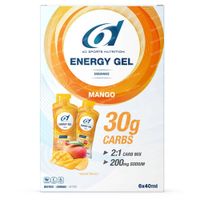 6D Sports Nutrition Energy Gel Mangue 6x40 ml gel