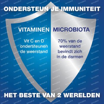 Davitamon Pro-Immun D Immuniteit Volwassenen - Microbiotica, Vitamine D, Vitamine C 30 capsules