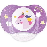 Luc et Léa Tétine Licorne - Arc-en-Ciel Anatomique 18 Moins+ DUO 2 pièces