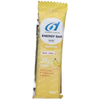 6D Sports Nutrition Energy Bar Banaan 45 g