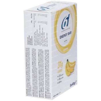 6D Sports Nutrition Energy Bar Banane 6x45 g