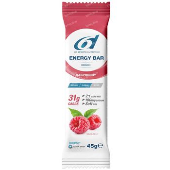 6D Sports Nutrition Energy Bar Framboos 45 g