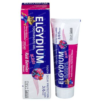 Elgydium Kids Gel Dentifrice Grenadine 50 ml