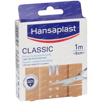 Hansaplast Classic 1m x 8cm 1 stuk