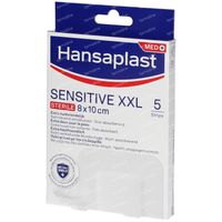 Hansaplast Sensitive XXL Steriel 8x10cm 5 stuks