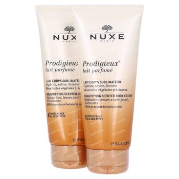 Nuxe Prodigieux Parfümierte Hautverfeinernde Körpermilch DUO 2x200 ml