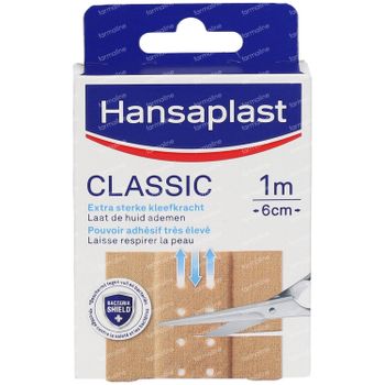 Hansaplast Classic 1m x 6cm 1 stuk